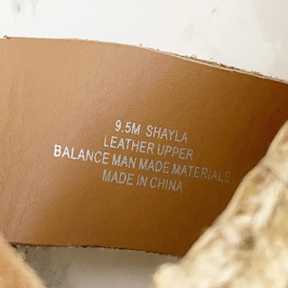 DOLCE VITA Shayla Platform Wedge Espadrille 8.5
